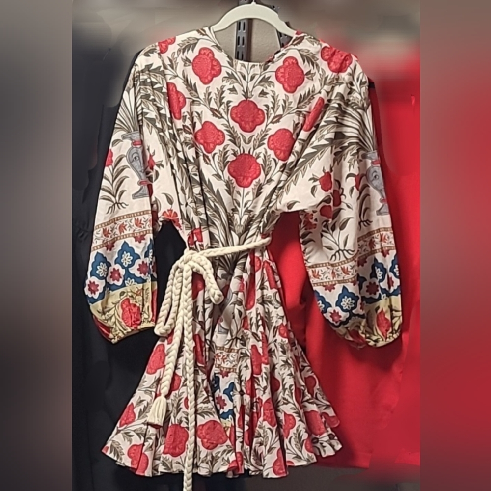 Rhode Ella dress size XL missing sash belt, dress comes w/rope belt replacement